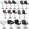 1/2/4/6x Bar Stools Gas Lift Swivel Faux Leather Kitchen Breakfast Counter Salon