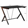 Gaming Computer Desk Ergonomic PC Racing Table Study Workstation W/ Arc Desktop