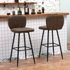 1/2/4/6x Bar Stools Gas Lift Swivel Faux Leather Kitchen Breakfast Counter Salon