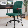 Velvet Leisure Chair Adjustable Swivel Home Office Chair Mid-Back Computer chair