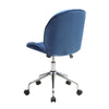 Mid Back Velvet Gas Lift Swivel Chair Ergonomic Computer Desk Chairs Study Seats
