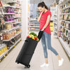 2 IN 1 38L Folding Shopping Trolley Truck Grocery Luggage Carrier Bag 2 Wheels