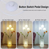 Nordic Hand-Woven Flower Vase Floor Lamp Vertical Light Bedroom Bedside Lamp Dec