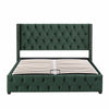 Upholstered Bed Velvet Ottoman Storage Lift Bed Frame Double King Size Bed Frame