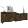Rustic Wooden TV Stand Long Media Unit Sideboard Storage Media Unit Cabinet Slim