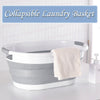 24L Silicone Folding Laundry Basket Space Saving Washing Pop Up Bin Collapsible