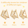 Kids Climbing Triangle Ladder Toddler Indoor Gym Activity Centre Step Training