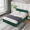 Ottoman Bed Frame Storage Bed Double Size 4ft6 Plush Velvet Upholstered Bed