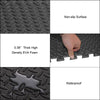 12Pcs Interlocking Thick Gym Flooring Ground Mats Multi-purpose Environmental