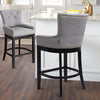 Bar Stools High Counter Linen padded Chair Pub Home Kitchen Breakfast Barstool
