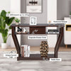 Console Table Modern Entryway Accent Table Wood Narrow Hall Desk Sofa Side Table