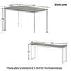 Industrial Wooden Dining Table Set 2 Bench Home Kitchen Furniture Patio Outdoor