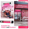 2/3KW Outdoor Electric Patio Heater Garden Wall Mounted Warmer Infrared & Remote