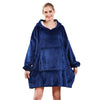 Hoodie Blanket Reversible Oversized Ultra Plush Sherpa Giant Hooded Sweatshirt