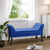 Cozy Chenille/Velvet Bench Bedside Footstool Window Seat Soft Bed End Sofa Chair
