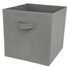 White 3 Tier 6 Cube Storage Bookcase Shelf Display Unit Grey Fabric Shelving Box