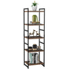 Bookcase 5-Tier Bookshelf Freestanding Display Stand Wood Storage Shelving Unit