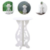 Sofa Side Tables Living Room Round Tea Coffee Lamp Plant Stand White Furniture