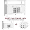 Modern Sideboard Cabinet Kitchen Cupboard 12 Bottles Wine Rack Display Shelves