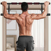 Foldable Padded Pull Up Bar Doorway Chin Up Workout W/ Smart Hook Home Gym
