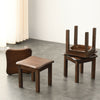 Small Wood Stool Footstool Change Shoe Bench Multi-function Square Mini Stools