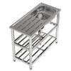 Catering Sink Stainless Steel 1.0 Bowl Commercial Restaurant Kitchen Wash Table