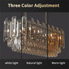 Modern Luxury Chandelier LED Crystal Droplet Elegant Ceiling Light Fixture Home