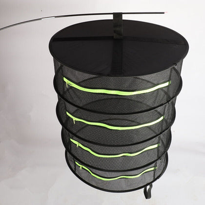 4 Layer Hanging Drying Net Herb Plant Flower Vegetable Fish Dryer Rack Mesh Nets