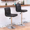 1/2/4/6x Bar Stools Gas Lift Swivel Faux Leather Kitchen Breakfast Counter Salon