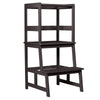 Kids Kitchen Step Stool 2-Step Toddler Standing Tower with 4-Side Safety Rail