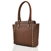 Metal Studded Womens Winged Large Tote Bag Ladies Shoulder Handbag