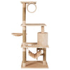 Large Cat Tree Cat Play Tower House Activity Center W/ Hammock & Scratching Post