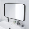 Horizontal Rectangular Wall Mirror Industrial Living room Bathroom Hallway 60cm
