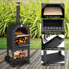 Outdoor Pizza Oven - Wood Fired/Charcoal Cooking - BBQ Smoker - 187 x 49 x 36cm