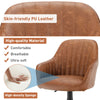 PU Leather Ergonomic Desk Chair Modern Home Office Chair Adjustable Height