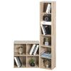 Bookcase Storage Shelves Unit Organiser Display Standing Shelving Cupboard Home