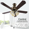 42inch LED Ornate Ceiling Fan with Light W/Pull Switch 3 Speed Levels Furniture