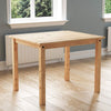 Small Natural Wooden Dining Table And 2 Chairs Set Kitchen Room Rustic Pine