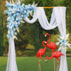 Gold Wedding Stand Rack Iron Arch Door Party Garden Flower Plants Backdrop Decor