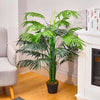 1.3m Artificial Palm Tree Indoor Decor Tropical Green Plant Home Office 5-Branch