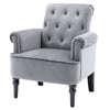 Modern Accent Chair Armchair Upholstered Velvet Single Sofa Lounge Chair NS