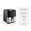 5L 1450W Air Fryer Power Basket Health Fryer Digital Display Stainless Steel