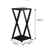 Nordic Plant Pot Stand Metal Holder Geometric Planter Chic Indoor Garden Display