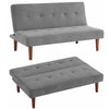Fabric Upholstered Sofa Bed Convertible Sleeper Sofa Couch Settee Living Room
