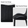 Pair Velvet Dining Chair High Back Chair Set with Metal Legs Modern Kitchen