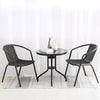 Indoor/Outdoor Furniture Bistro Set Garden Chair Parasol Table Patio Tea Dining