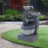 Electric Outdoor Fountains Garden Rockfall Water Feature Cascading Fountain uk