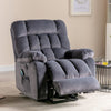 ELECTRIC POWER LIFT RECLINER CHAIR FABRIC SOFA WITH MASSAGE AND HEAT ARMCHAIR NS