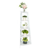5 Tier Corner Shelf Bookshelf Display Storage Stand Rack Ladder Shelf