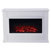 Modern Free Stand Fire Fireplace Widescreen Electric LED Fire Flame Inset Heater